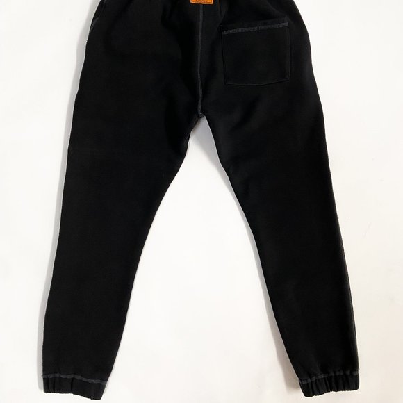 NWT SNOW PEAK x INOUE BROTHERS Japan Sweatpants Knit Cotton Logo Print Black L - Picture 4 of 14